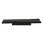 Uttermost Ciaran 20" Wide Indoor-Outdoor Wooden Tray Black