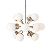 Uttermost Droplet 16 Light 28" Wide Sputnik Chandelier Antique Brass
