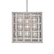 Uttermost Pendleton 10" Wide Pendant Satin Nickel
