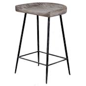 Uttermost Cordova 17" Wide Bar Stool Woodtone