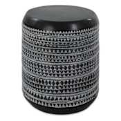 Uttermost Cutting Edge 15" Wide Resin Accent Table Chalk Black