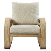 Uttermost Barbora 31" Wide Accent Chair Airy Fawn