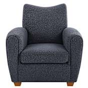 Uttermost 31" Wide Plywood Framed Polyester Accent Chair Blue