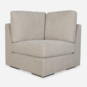 Uttermost Refuge 38" Wide Polyester Sectional Corner Piece Sofa Sand