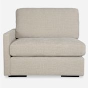Uttermost Refuge 43" Wide Polyester Sectional Left Arm Sofa Sand