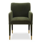 Uttermost Conifer 23" Steel Polyester Dinner Chair Moss