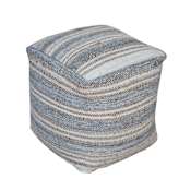 Uttermost Mesick 18"" Wide Hemp Weave Pouf Ottoman Natural Tones