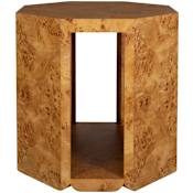 Uttermost Indus 26" Wide Acacia and MDF Accent Table Burl