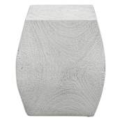 Uttermost Grove 14.5" Wide Wood Accent Stool White