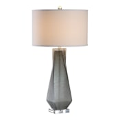 Uttermost Anatoli 1 Light 30.75 Inch Tall Table Lamp with Fabric Shade Grey
