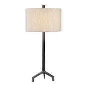 Uttermost Ivor Single Light 33-3/4" Tall Buffet Table Lamp by Jim Parsons Raw Steel