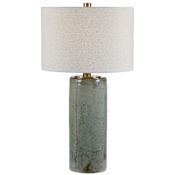 Uttermost Callais 33" Tall Ceramic Table Lamp Aqua