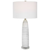 Uttermost Levadia 32" Tall Ceramic Table Lamp Matte White