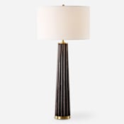 Uttermost Forage 32" Tall Buffet Table Lamp Dark Scalloped