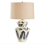 Uttermost Oranda 29" Tall Vase Table Lamp Blue / Cream