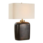Uttermost Quentin 25" Tall Vase Table Lamp Dark Bronze