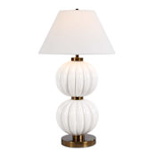 Uttermost Irena 39" Tall Vase Table Lamp White