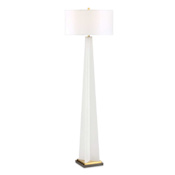 Uttermost Rosin 66" Tall Column Floor Lamp White
