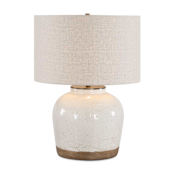 Uttermost Jarret 23" Tall Accent Table Lamp Brown / White