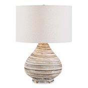 Uttermost Azura 21" Tall Accent Table Lamp Brown / Gray / White