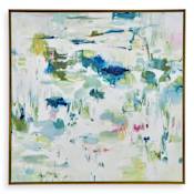 Uttermost Abstract Reflections 50" x 50" Framed Abstract Painting Multicolored
