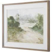 Uttermost Verdant 33" x 41" Framed Landscapes Graphic Print Multicolored