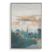 Uttermost Eastside 62" x 42" Framed Abstract Painting Hand Painted Canvas