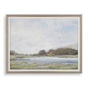 Uttermost Restful Vista-Awe 44" x 34" Framed Lakes and Rivers Painting Multicolored
