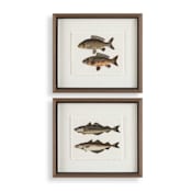 Uttermost The Catch 19" x 21" Framed Animals Painting Hand Painted Canvas