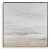 Uttermost Gravity 72" x 72" Framed Abstract Painting Hand Painted Canvas