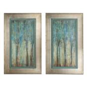 Uttermost Whispering Wind Framed Art, Set of 2 Artwork Reproduction