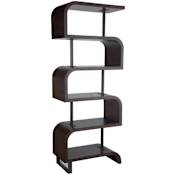 Uttermost Bia 32" Wide 6 Shelf Display Shelf Bronze / Chocolate