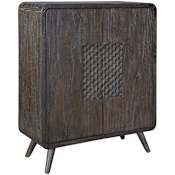 Uttermost Hausen 29" Wide 2 Door Veneer Cabinet Natural