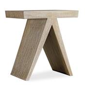 Uttermost Pruitt 22" Wide Wood Veneer Top MDF, Wood, and Wood Veneer Table Mindi