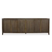 Uttermost Botero 30" Wide 3 Door Wood and Wood Veneer Accent Cabinet Walnut