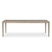 Uttermost Kirkham 92" Wide Mahogany Table Cerused Wheat