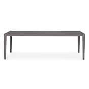 Uttermost Polanco 92" Wide Aluminum Table Java Black