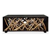 Uttermost Teak Maze 48" Wide Mahogany Table Woodtone