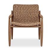 Uttermost Sumba 29" Wide Golden Flax Outdoor Lounge Chair Brown