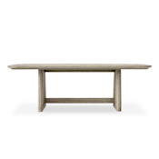 Uttermost Harbor 92" Wide Mahogany Table Brown / Woodtone