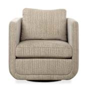 Uttermost Abound 30" Wide Plywood Framed Polyester Accent Chair Porcelain