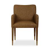 Uttermost Conifer 23" Wide Camel Dining Armchair Brown