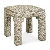 Uttermost Satoria 18" Wide Wood Framed Polyester Bench Green / White