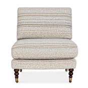 Uttermost Chatsworth Modern Slipper Chair White