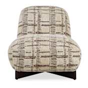 Uttermost Evans Modern Armless Accent Chair Brown