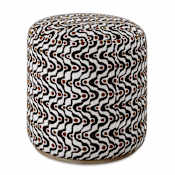 Uttermost Cas 17" Wide Standard Ottoman Brown