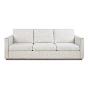 Uttermost Lorien 90" Wide Fabric, Foam, Hardwood, and Plywood Sofa White