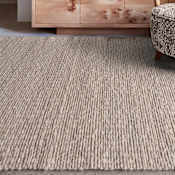 Uttermost Lovelle 9' x 12' Wool Solid Indoor Rectangular Area Rug Ivory
