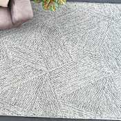 Uttermost Paonia 9' x 12' Wool Geometric Indoor Rectangular Area Rug Ivory