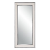 Uttermost 32" W x 70" H Rectangular Wood Framed Full Length Mirror Coconut Milk White